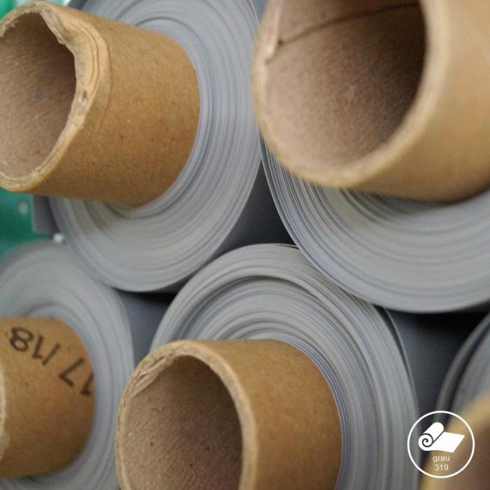 Standard Lackfolie - Tischdecke - 130cm x 30m 150µm grau (319) eventBASICS